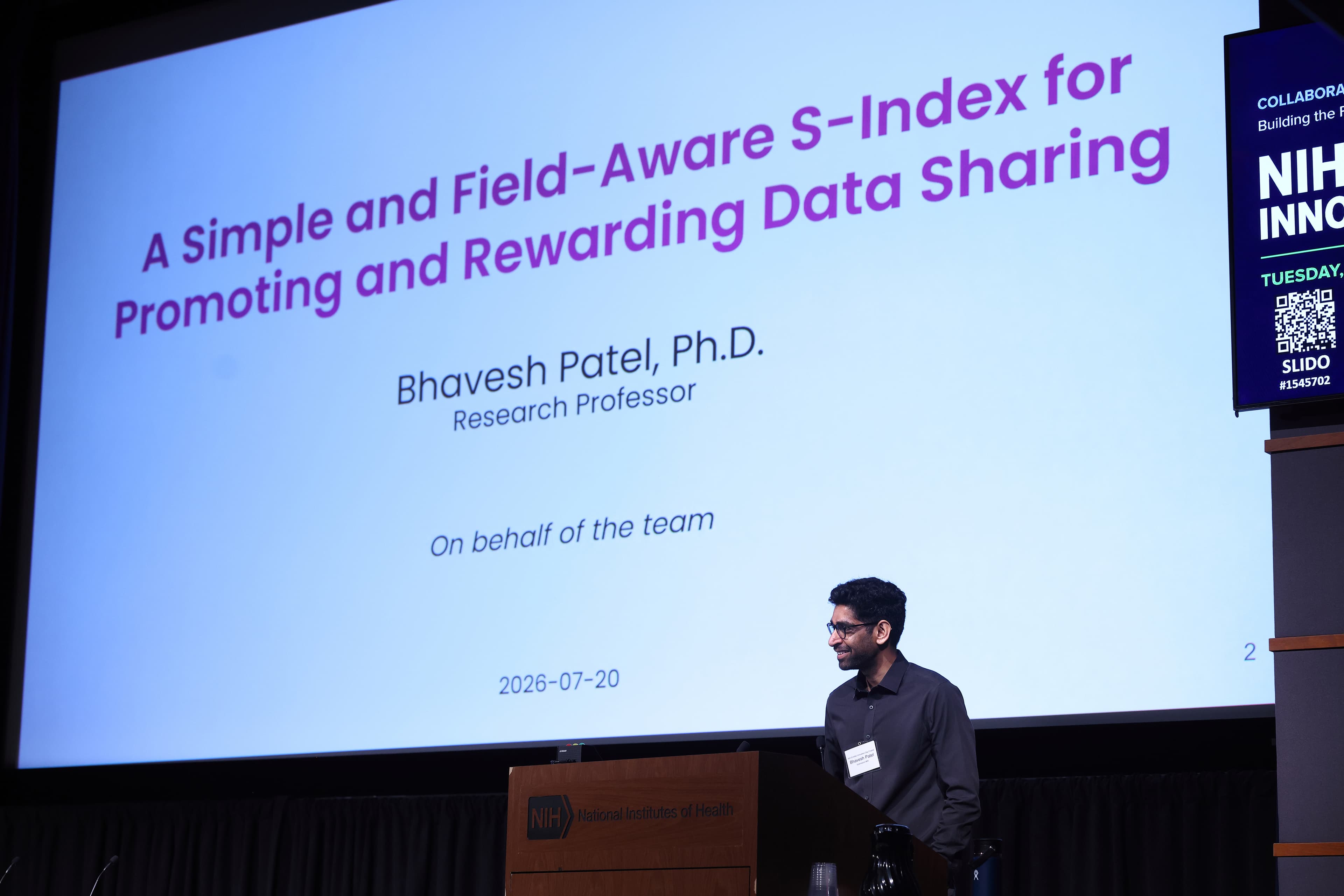 2026 NIH S-Index Innovation Event